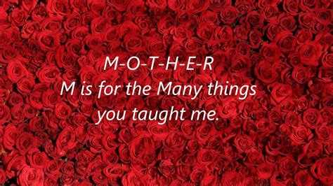 m o t h e r l e s s|THE Mother’s Day Song: “M.